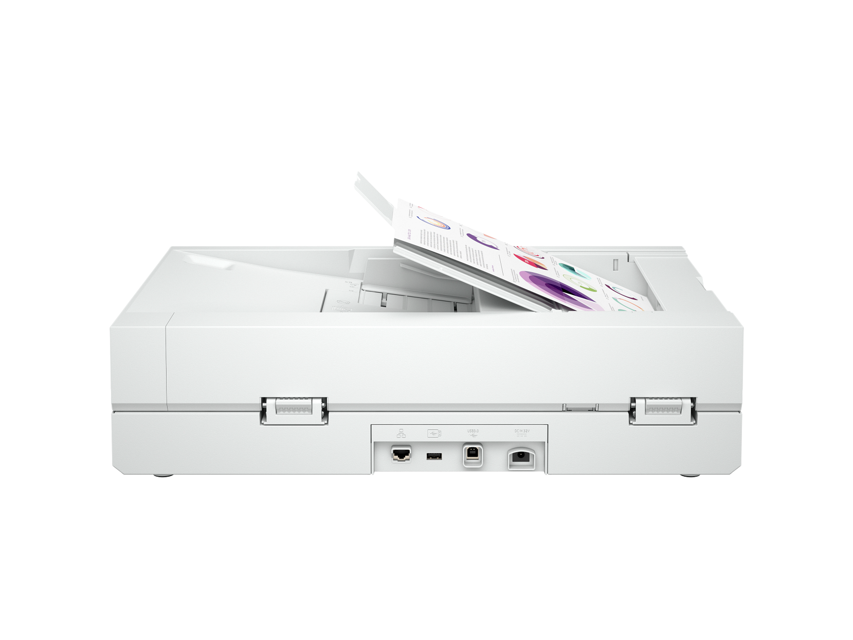 HP ScanJet Enterprise Flow N6600 fnw1 Scanner view 3